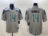 Men's Seattle Seahawks #14 Sam Darnold Gray 2025 Vapor Limited Football Stitched Jersey,baseball caps,new era cap wholesale,wholesale hats